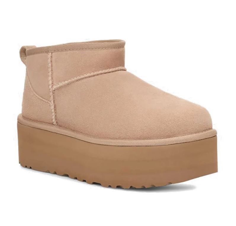 UGG CLASSIC ULTRA MINI PLATFORM SAND