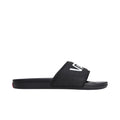 Chancla Vans La Costa Slide-On en color Vans Black, vista lateral izquierda con tira ancha y suela plana.