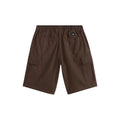 Pantalón corto Vans Range Cargo Loose en color Turkish Coffee, vista trasera con bolsillos cargo y cinturilla elástica.
