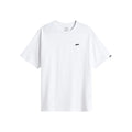 Camiseta Vans Salton Loose blanca, vista frontal con logo bordado en el pecho.