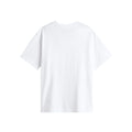 Camiseta Vans Salton Loose blanca, vista trasera completa sin estampado.