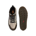 Zapatillas Vans Sk8-Hi Waterproof Insulated color oatmeal beige y negro, vista superior del empeine y suela completa.