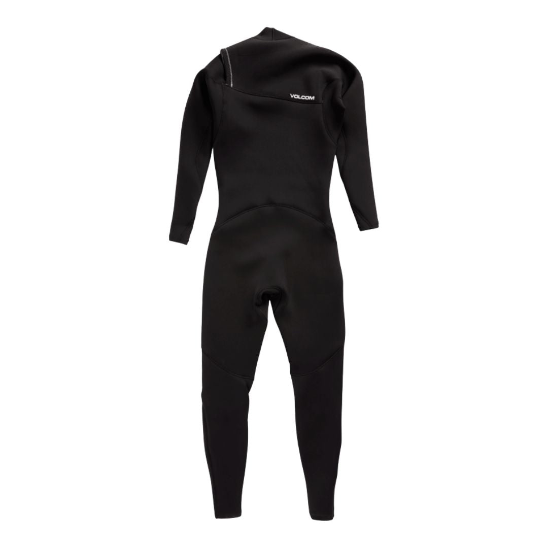Traje de neopreno Volcom 2/2mm L/S Fullsuit negro vista trasera producto.