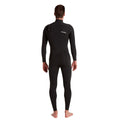 Traje de neopreno Volcom 2/2mm L/S Fullsuit negro vista trasera completa con panel superior Volcom.