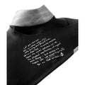 Detalle cuello deslizante traje neopreno Volcom 2/2mm negro con estampado interior OP Art.