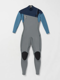 Traje de neopreno con cremallera en el pecho Volcom 4/3mm Chest Zip Fullsuit Crucer Blue