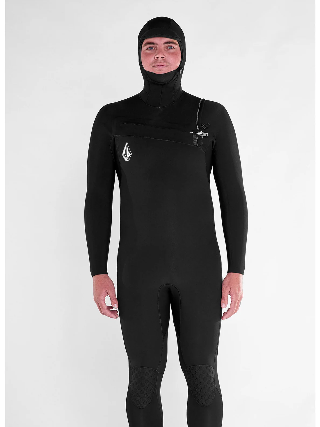 VOLCOM MODULATOR 5/4/3MM HOOD CHESTZIP FULLSUIT BLACK | Traje de neopreno con cremallera y capucha