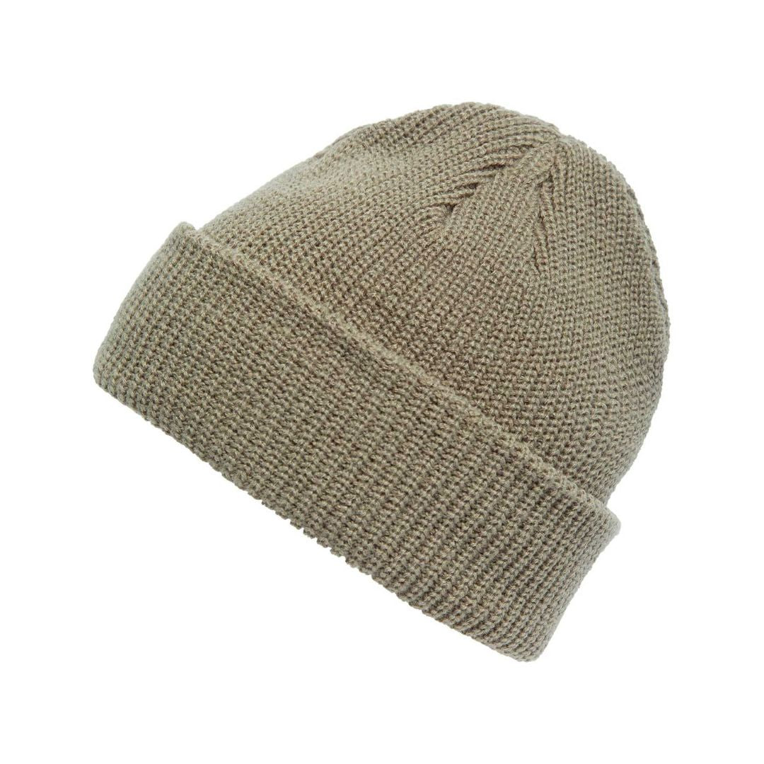 Gorro Volcom Full Stone Beanie verde scarab vista trasera.