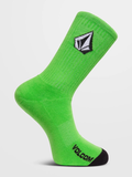 Calcetín Volcom Full Stone Sock 3PK Electric Green verde eléctrico