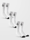 Calcetines Volcom Full Stone Sock 3PK blancos