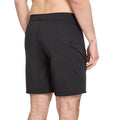 Volcom Lido Solid Mod 18 negro vista trasera detalle bolsillo con solapa.