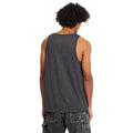Camiseta sin mangas Volcom Pistol Stone HTH TT negro jaspeado vista trasera.