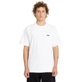Camiseta Volcom Pistol Stone LSE SST blanca manga corta vista frontal.