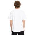 Camiseta Volcom Pistol Stone LSE SST blanca para hombre vista trasera corte amplio.