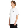 Camiseta Volcom Pistol Stone LSE SST blanca manga corta vista lateral izquierda.