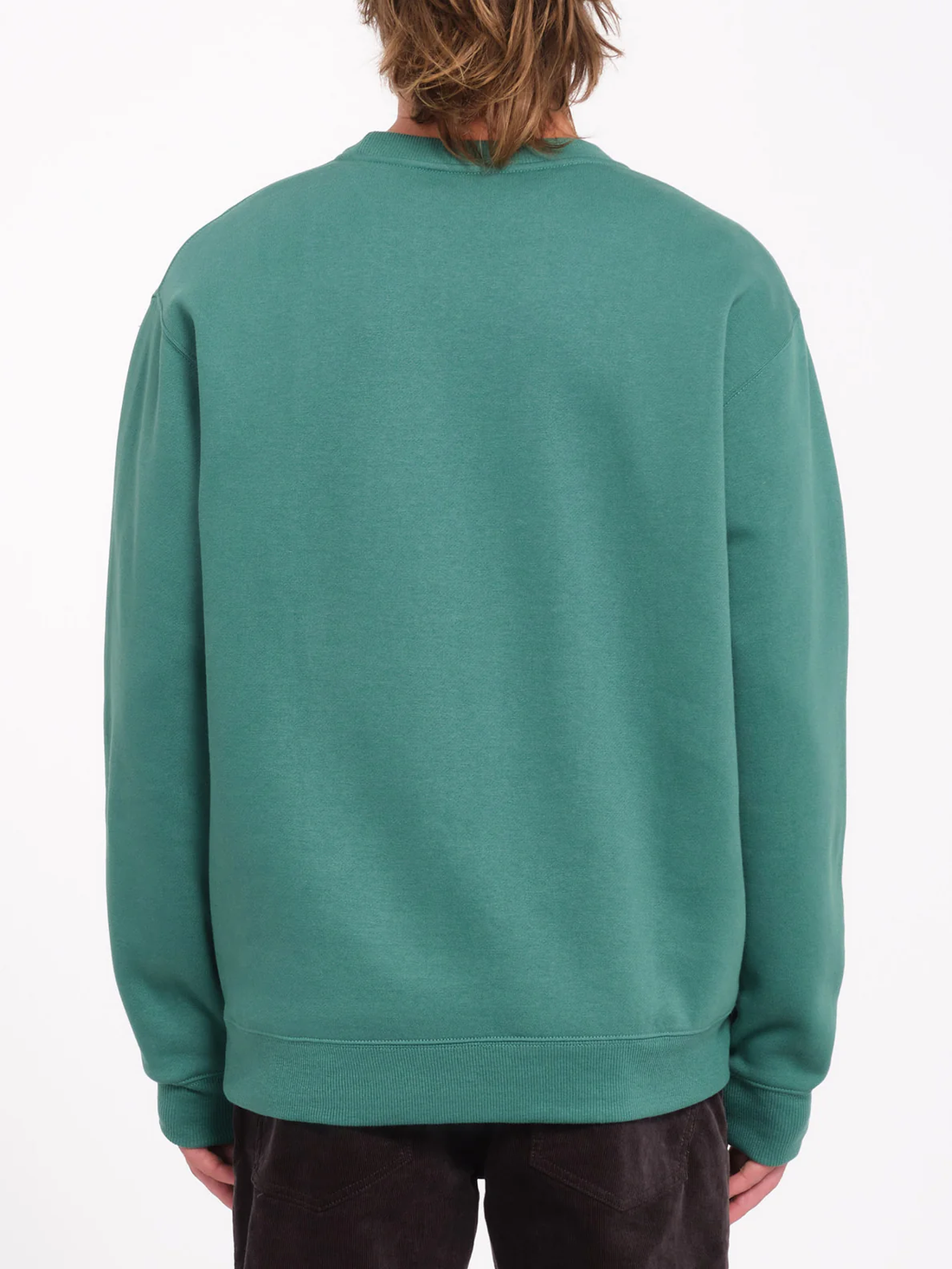 Sudadera Volcom Single Stone Crew verde mar