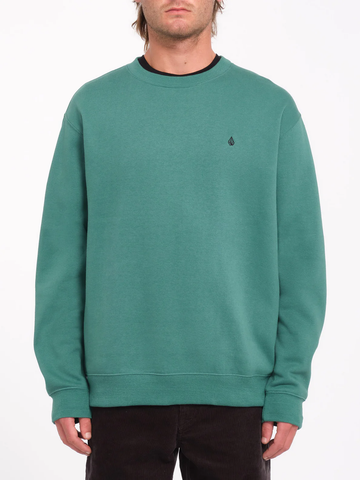 Sudadera Volcom Single Stone Crew verde mar