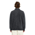 Sudadera Volcom Single Stone Quarter Zip negro acid wash vista trasera.