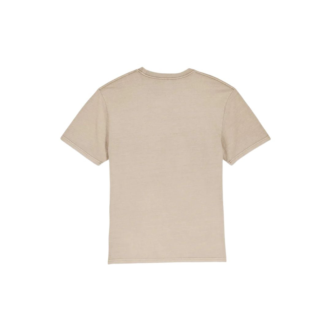 Camiseta Volcom Solid Stone EMB SST color Brindle vista trasera.