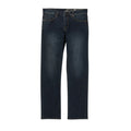 Vaqueros Volcom Solver Denim color New Washed Blue, vista frontal extendida.