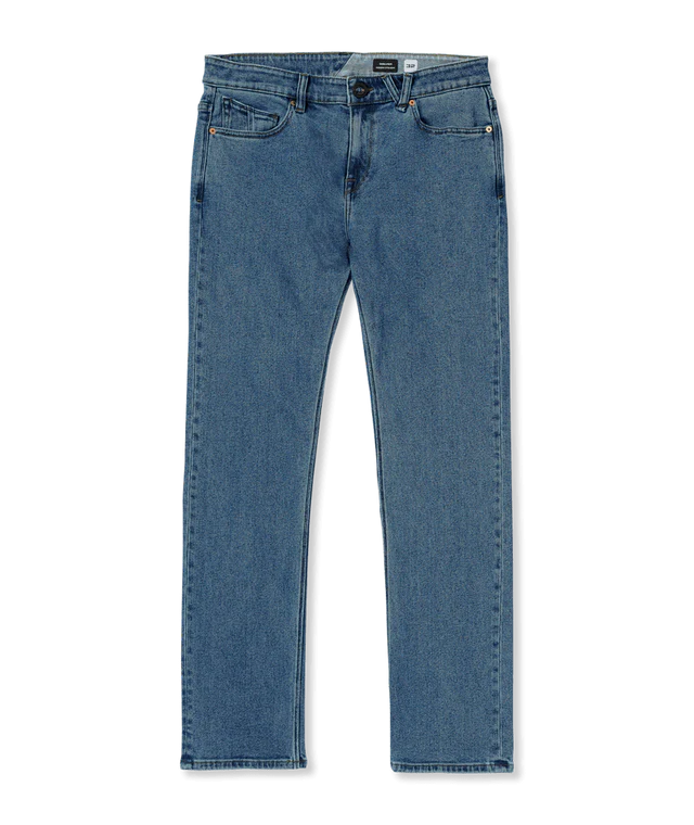 Pantalón vaquero Volcom Solver Denim Azul lavado estirado