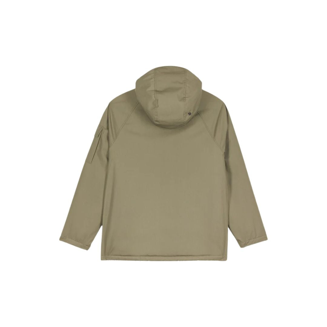 Chaqueta Volcom Stoke Stone II 10K color Wintermoss, vista posterior.