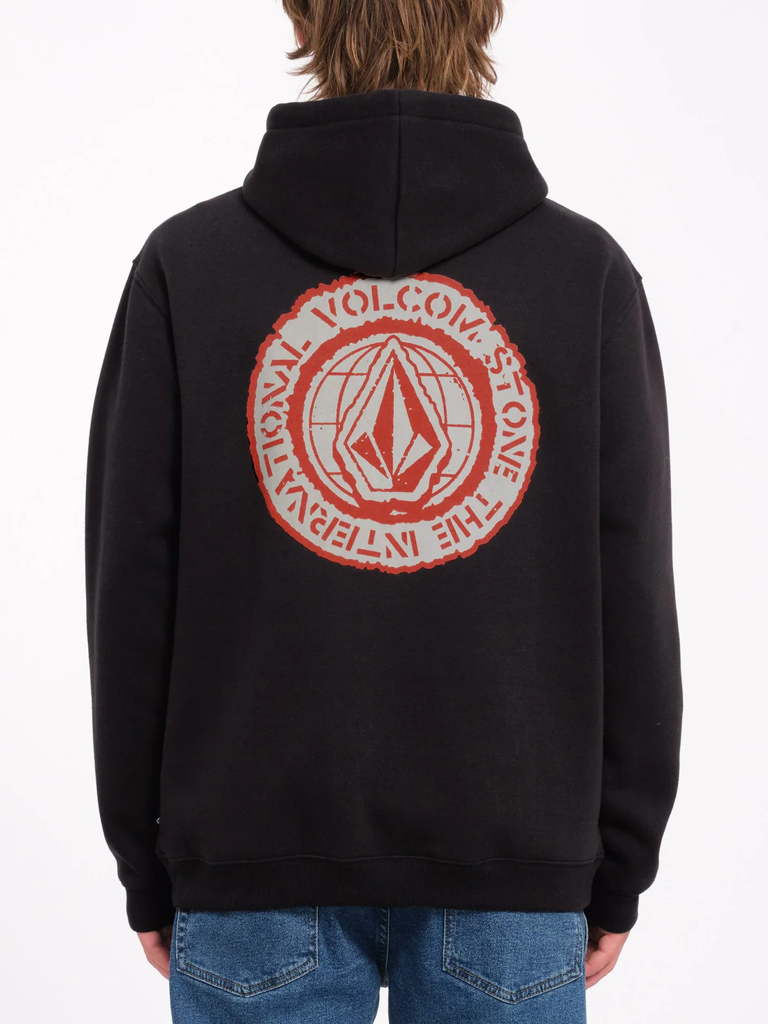 Sudadera con capucha Volcom Volstoned PO Negra