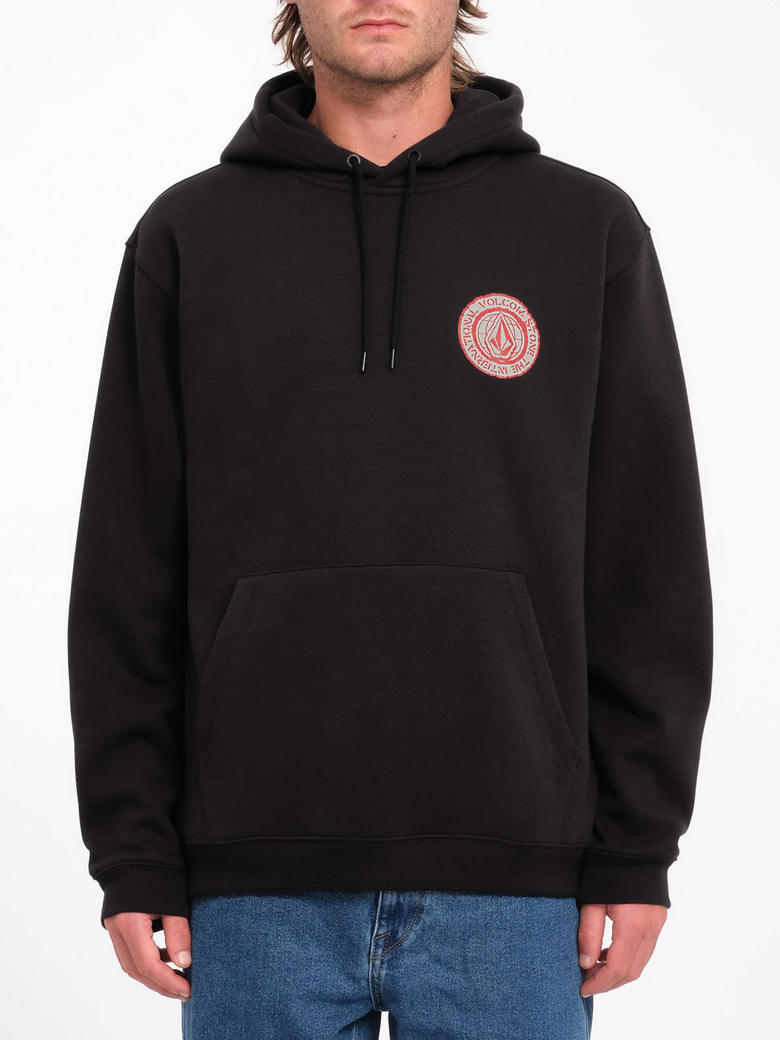 Sudadera con capucha Volcom Volstoned PO Negra