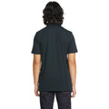VOLCOM WOWZER POLO SS negro vista trasera modelo hombre manga corta.