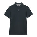 VOLCOM WOWZER POLO SS negro vista producto frontal sin modelo.