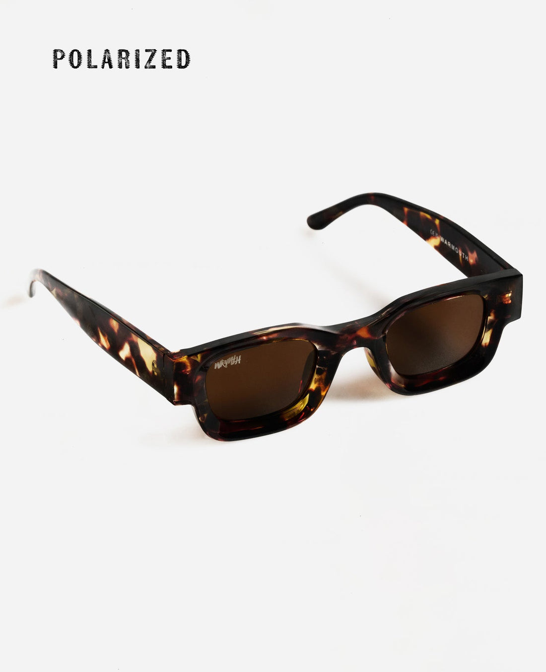 Gafas de sol Austin All Tortoise polarizadas de Warmouth Eyewear vistas de frente