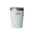 YETI Rambler 16 oz Stackable Cup color Ridgeline vaso térmico apilable con logotipo frontal.