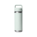 YETI Rambler Bottle Chug V2 18 oz color Ridgeline vista superior con boquilla chug abierta.