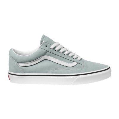 Zapatillas Vans Old Skool Color Theory Pure Grey con cordones blancos y suela blanca